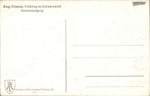 Simon A. Schwarzwald Sonnenaufgang – Bild 2