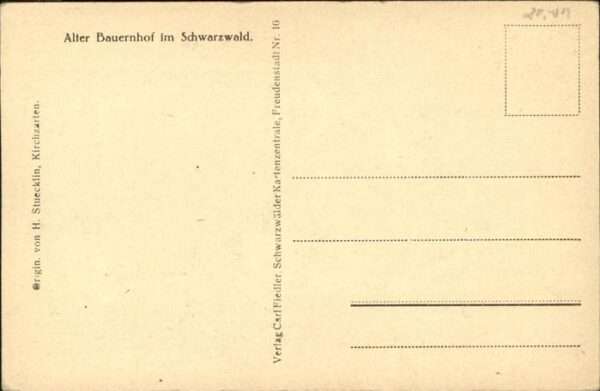 Bauernhof Schwarzwald H. Stuecklin Nr. 10 Kirchza – Bild 2