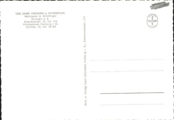 Metzgerei Fleischerei Schlachterei A. Schillinger Ihringen Schlachthaus Wu – Bild 2