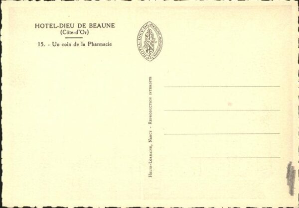 Apotheke Hotel-Dieu Beaune Cote d_Or – Bild 2
