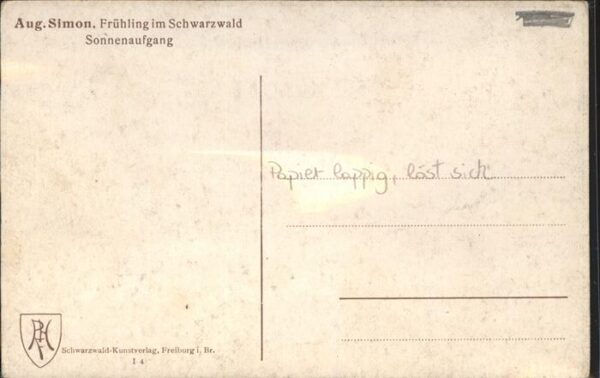 Simon A. Frühling im Schwarzwald Sonnenaufgang – Bild 2