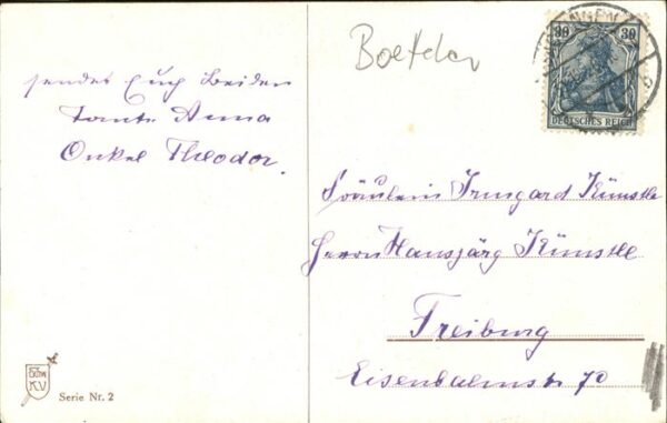 Boettcher Hans Stuttgart Neujahr Kinder – Bild 2