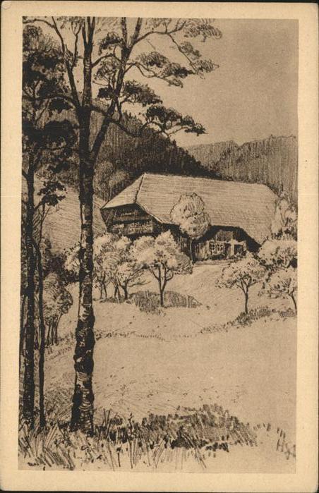 Stuecklin H. Nr. 3 Schwarzwaldhaus