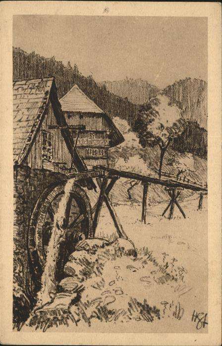 Stuecklin H. Nr. 7 Sägemühle Schwarzwald