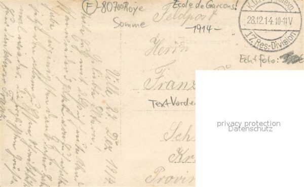 Roye Somme 80 Ecole de Garcons – Bild 2