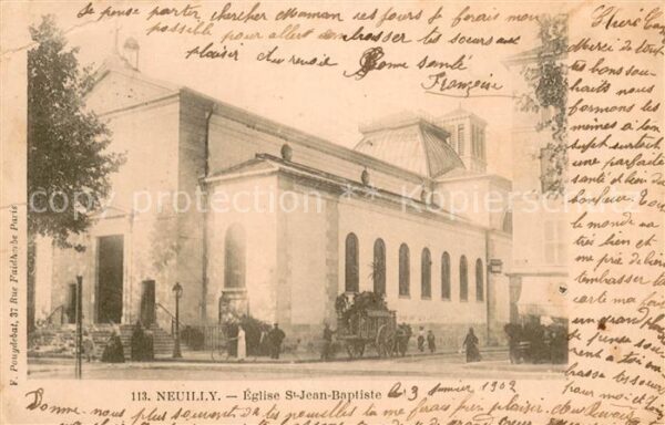 Neuilly 92-sur-Seine Eglise St Jean Baptiste