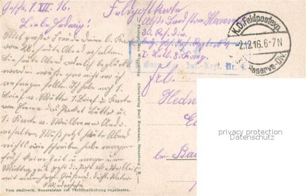 Senones Vosges Strassenansicht Feldpost – Bild 2