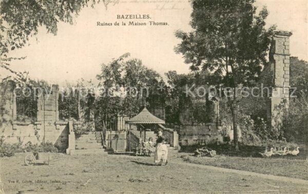 Bazeilles 08-Lamoncelle Ruines de la Maison Thomas