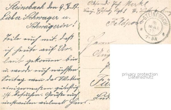 Lusse 88 Teilansicht Feldpost Steinebach – Bild 2