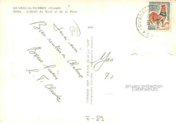 Quarre-les-Tombes hotel du Nord et de la Poste – Bild 2