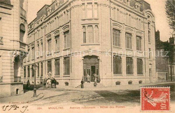 Moulins 03 Allier Avenue nationale Hotel des Postes