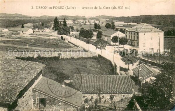 Usson-en-Forez Avenue de la Gare