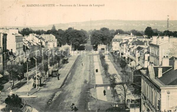 Maisons-Laffitte 78 Panorama de l’Avenue de Longueil