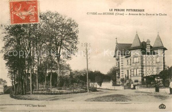 Conde-sur-Huisne 61 Avenue de la Gare et le Chalet