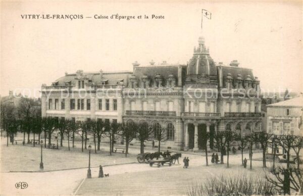 Vitry-le-Francois La Caisse d’Epargne et la Poste