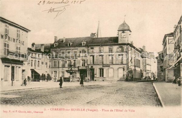 Charmes sur Moselle Place de l’Hotel de Ville
