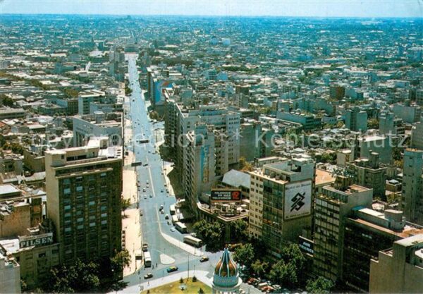 Montevideo Uruguay Abraciada Avenue Fliegeraufnahme