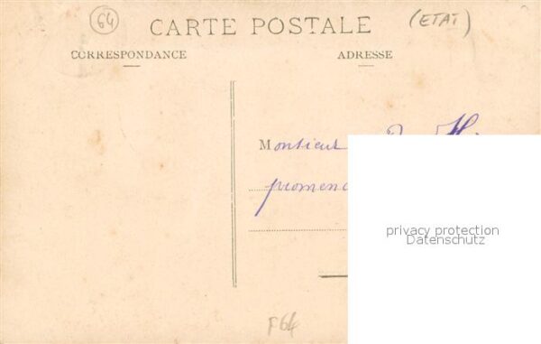 Hendaye 64 Un coin de la Place – Bild 2