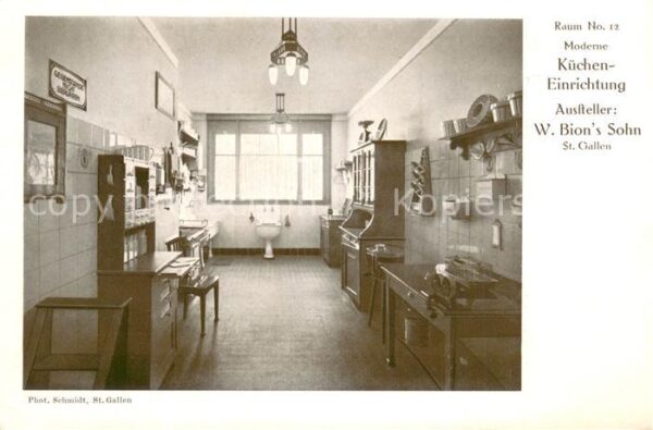 St Gallen SG Raumkunst Ausstellung 1912 Raum No 12 K