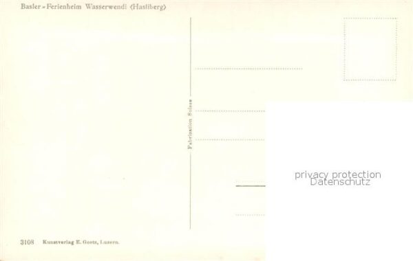 Hasliberg Wasserwendi Basler Ferienheim Wasserwendi – Bild 2