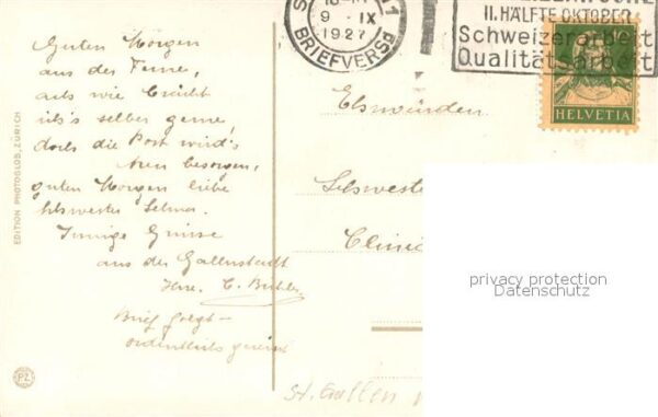 St Gallen SG Bahnhof und Post – Bild 2