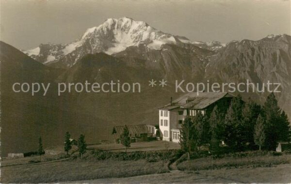 Moerel Hotel Riederalp mit Fletschhorn