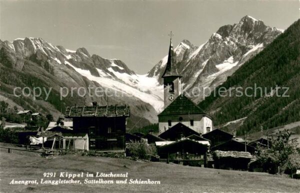 Kippel VS im Lötschental Anengrat Langgletscher S