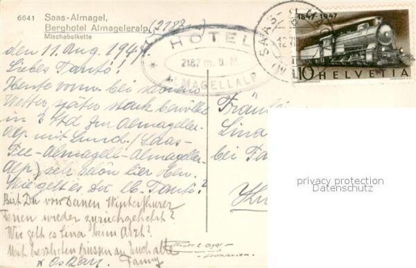 Almagell VS Berghotel Almageleralp mit Mischabelket – Bild 2