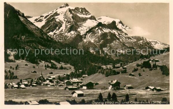 Gsteig BE mit Oldenhorn