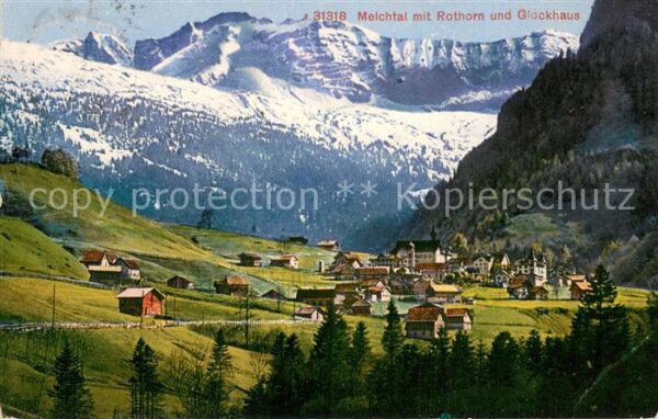 Melchtal mit Rothorn und Glockhaus