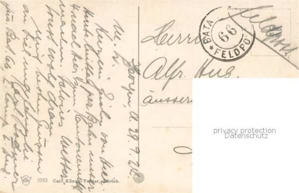 Horgen ZH Panorama Feldpost – Bild 2