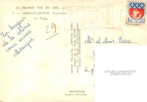 Kerfany les Pins La Plage Vue aerienne – Bild 2