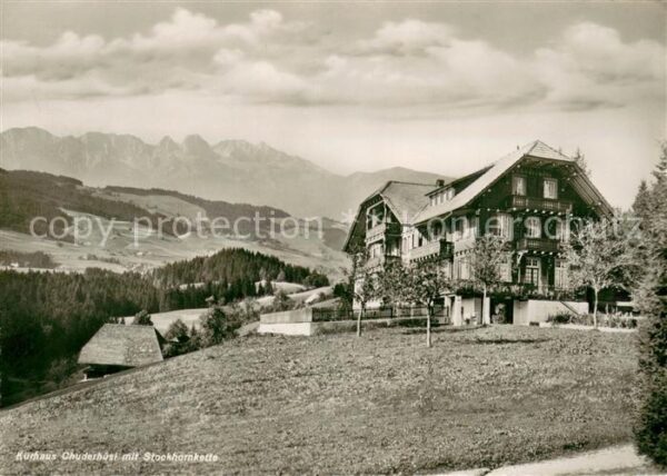 Roethenbach Emmental Kurhaus Chuderhüsi mit Stockhornkette