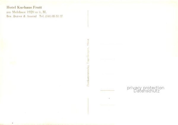 Frutt Melchsee Hotel Kurhaus Frutt – Bild 2
