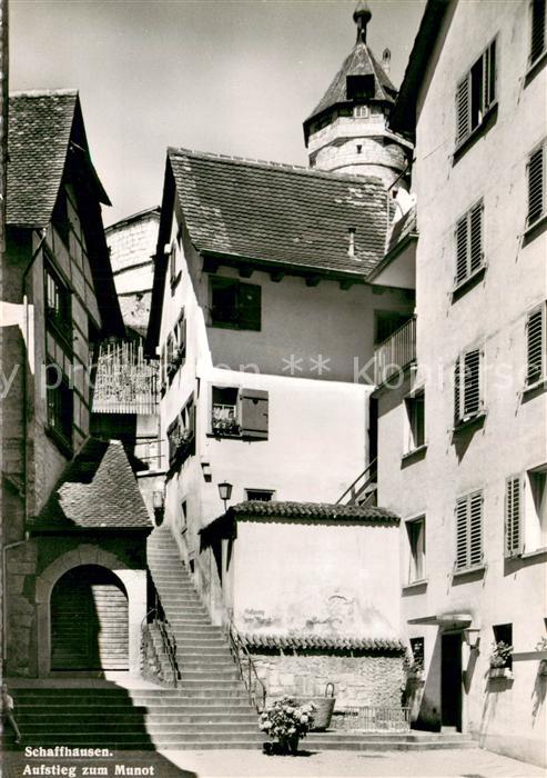 Schaffhausen  SH Aufstieg zum Munot