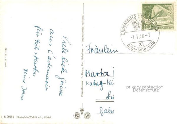 Cademario Kurhaus Fliegeraufnahme – Bild 2