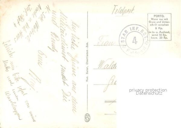 Affoltern Albis Panorama Feldpost – Bild 2