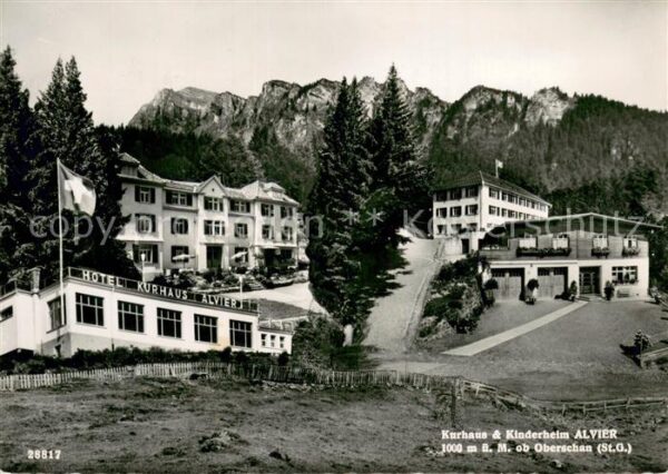 Alvier 2343m SG Kurhaus und Kinderheim Alvier