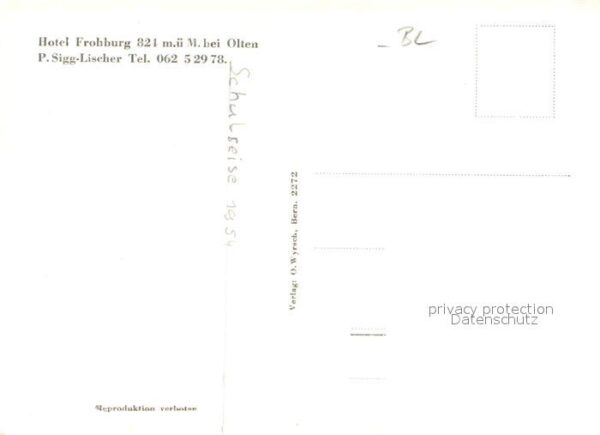 Frohburg BL Hotel Frohburg Fliegeraufnahme – Bild 2