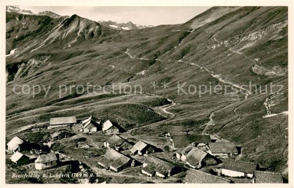 Breitfeldalp Lungern Fliegeraufnahme