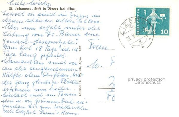 Zizers St Johannes Stift Fliegeraufnahme – Bild 2