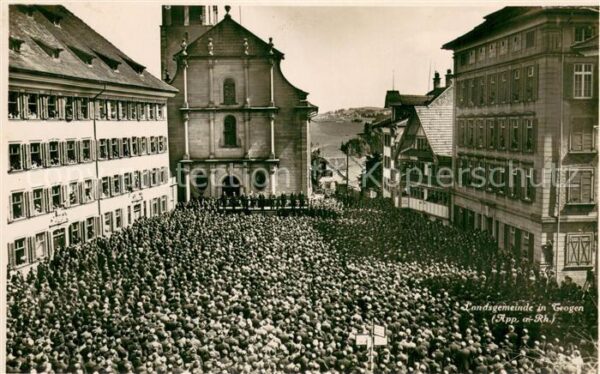 Trogen AR Landsgemeinde Versammlung