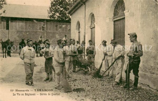 Tarascon 13 Hussards La Vieau Regiment Corvee de Qu
