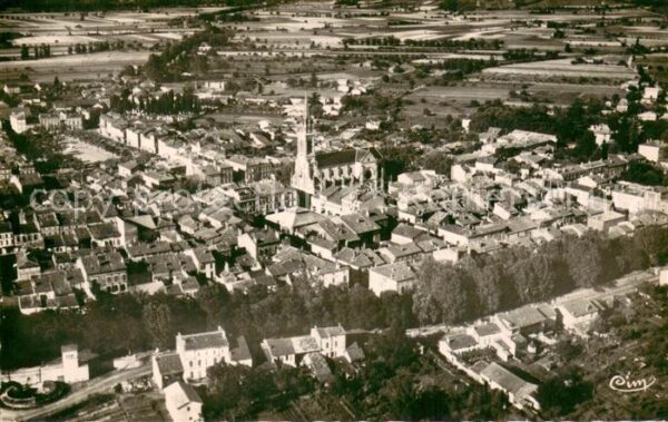 Valence d Agen Vue panoramique aerienne