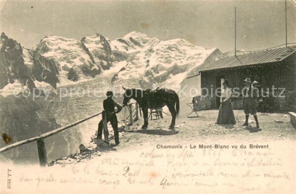Chamonix Le Mont Blanc vu du Brevent