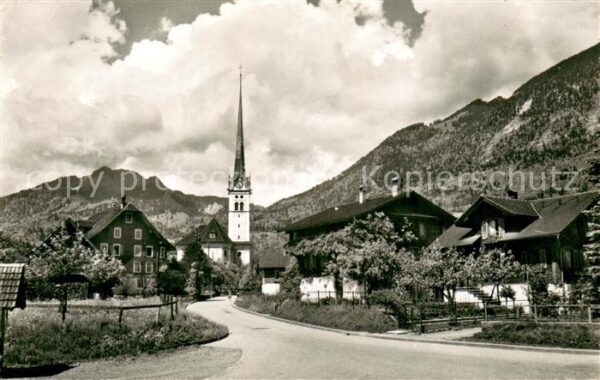 Alpnach Dorf Bahnhofstrasse Kirche