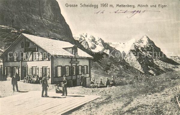 Grosse Scheidegg Mettenberg Mönch und Eiger