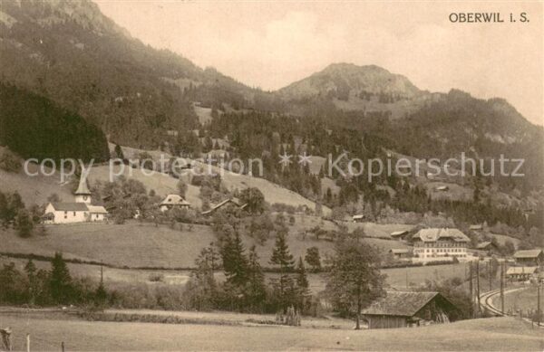 Oberwil Simmental Panorama