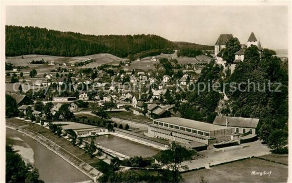 Burgdorf Bern Fliegeraufnahme