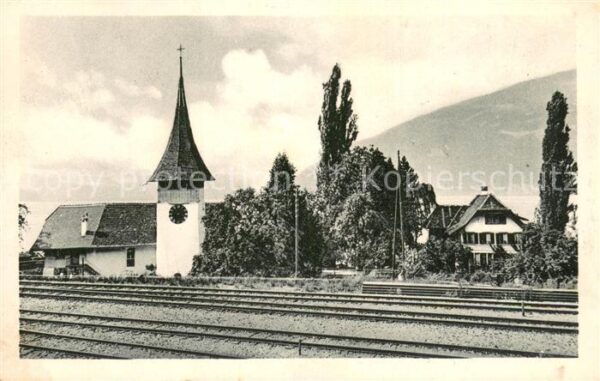 Leissigen Kirche und Pfarrhaus
